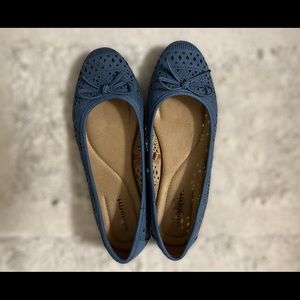 Blue flats